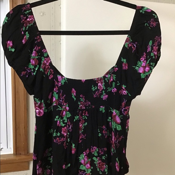 Free People Peasant Pinup Rockabilly Top - Picture 5 of 8